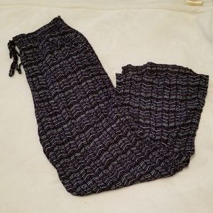 Blue, Mint and White Beach Pants